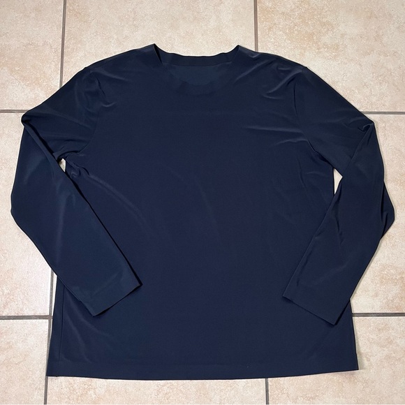 Norma Kamali Shirt Womens Size XS‎ Jersey Charchoal Stretchy Elevated Basics - Picture 1 of 6